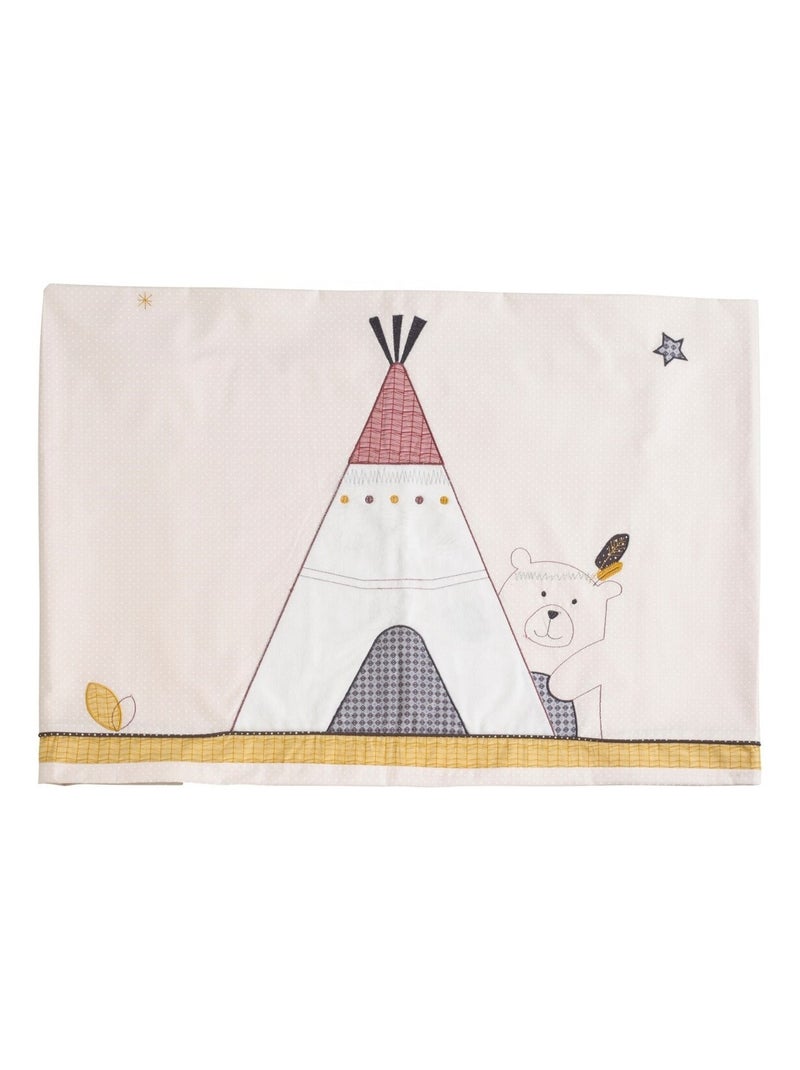 Copripiumino 100x135cm e federa in cotone - SAUTHON Beige - Kiabi
