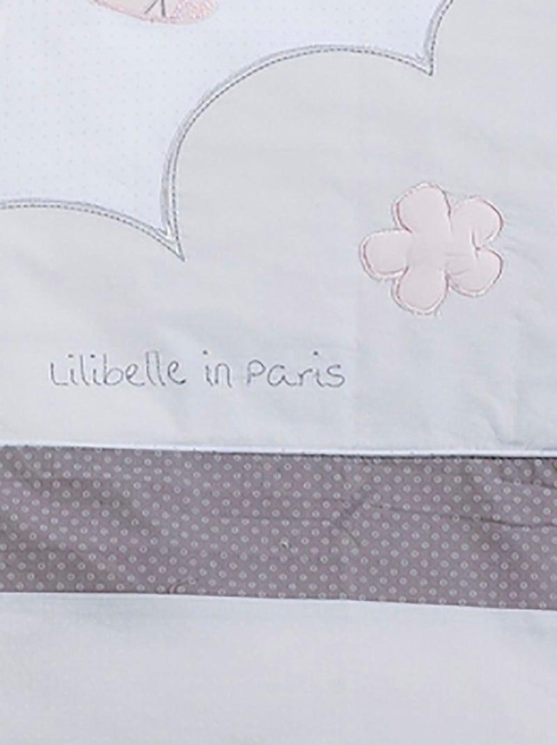 Copripiumino 100x135cm e federa in cotone - SAUTHON Bianco - Kiabi