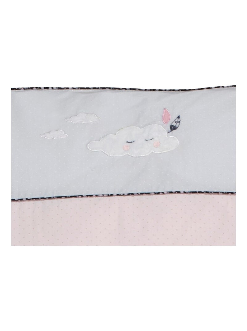 Copripiumino 100x135cm e federa in cotone - SAUTHON Rosa - Kiabi