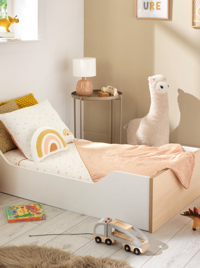 Copripiumino 100x135cm e federe in cotone - SAUTHON Bianco - Kiabi