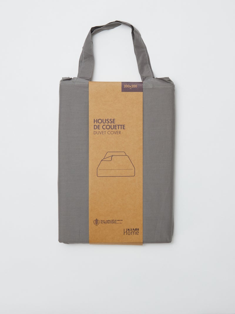 Copripiumino (200 x 200 cm) - Kiabi Home GRIGIO - Kiabi