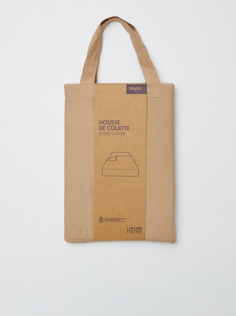 Copripiumino (200 x 200cm) - Kiabi Home BEIGE - Kiabi