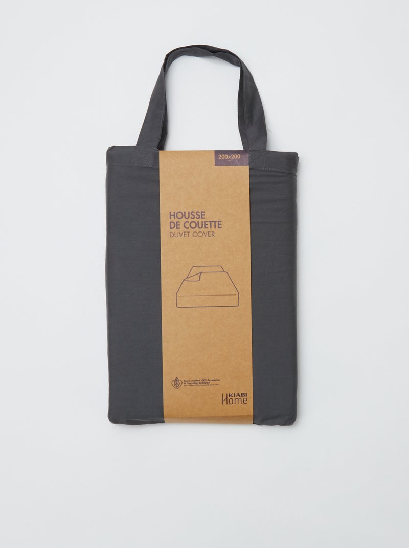 Copripiumino (200 x 200cm) - Kiabi Home GRIGIO - Kiabi