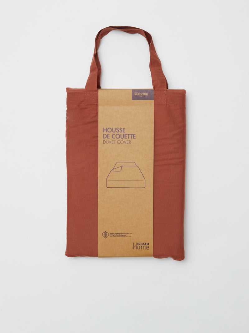 Copripiumino (200 x 200cm) - Kiabi Home MARRONE - Kiabi