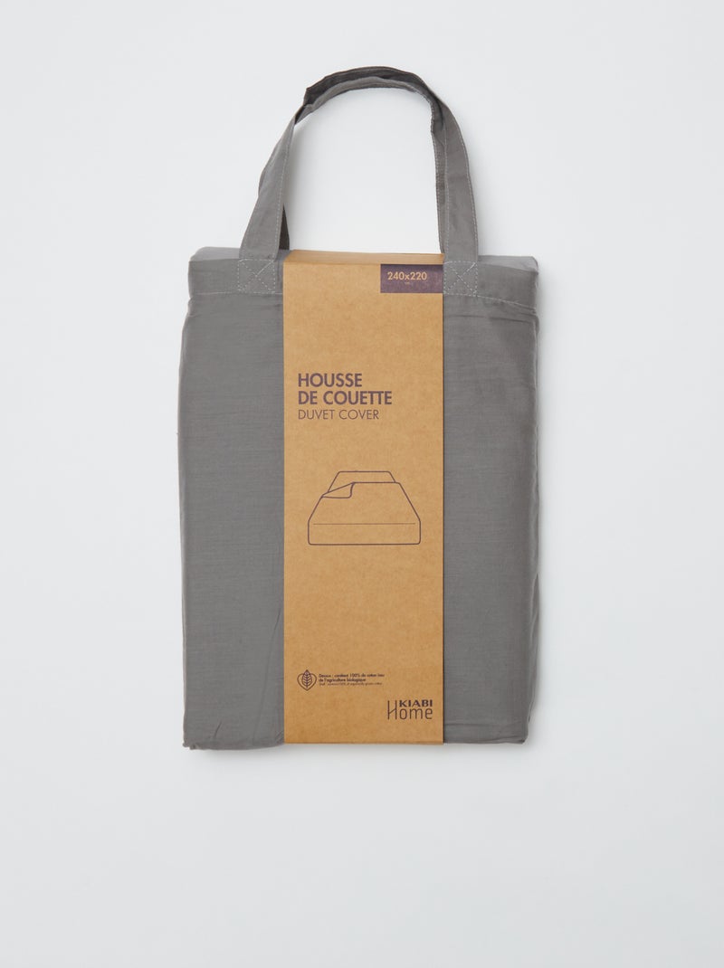 Copripiumino (240 x 220 cm) - Kiabi Home GRIGIO - Kiabi