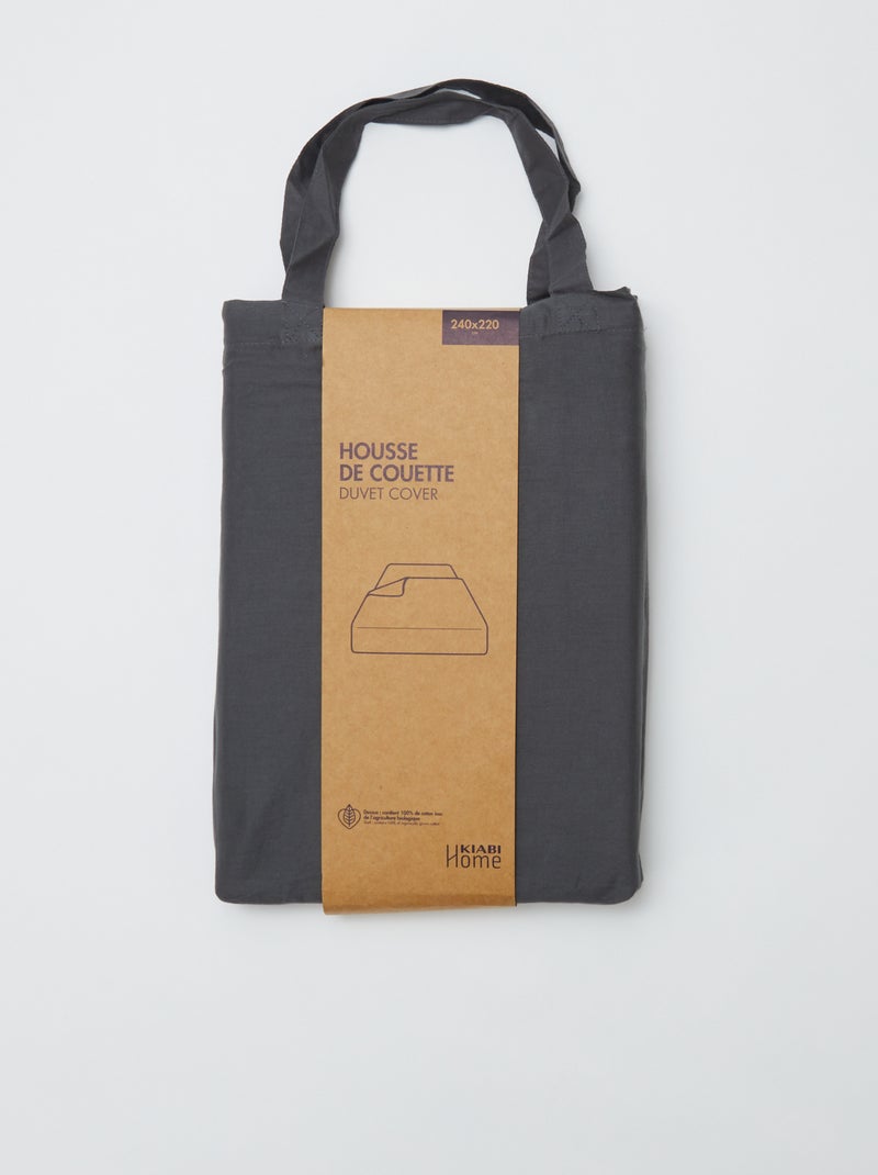 Copripiumino (240 x 220 cm) - Kiabi Home GRIGIO - Kiabi