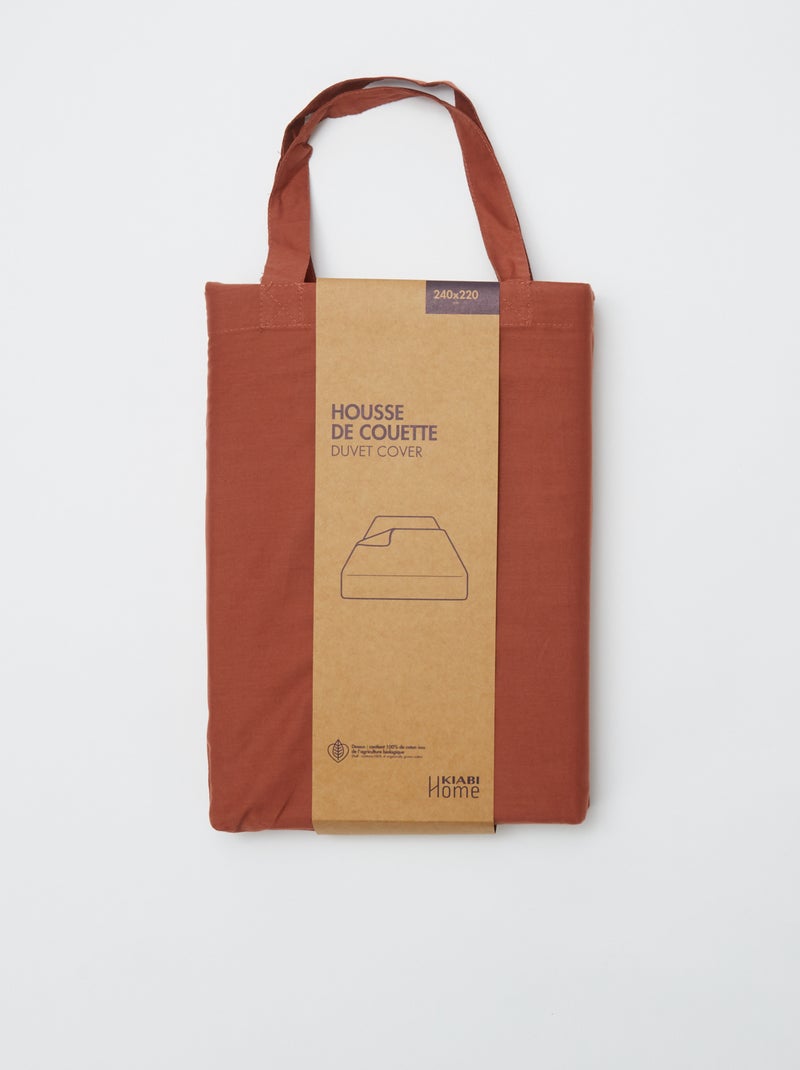Copripiumino (240 x 220 cm) - Kiabi Home MARRONE - Kiabi