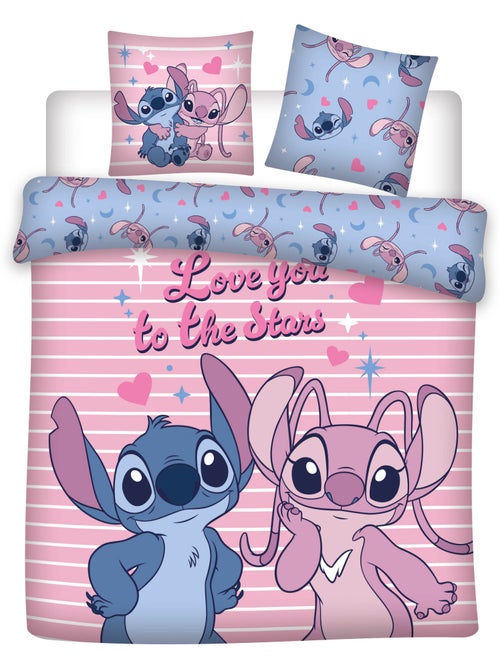 Copripiumino 240x220 cm + 2 Federe 65x65 cm, Design Love You to the Stars - Kiabi
