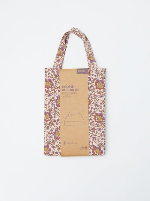 Copripiumino (260 x 240cm) a quadri - Kiabi