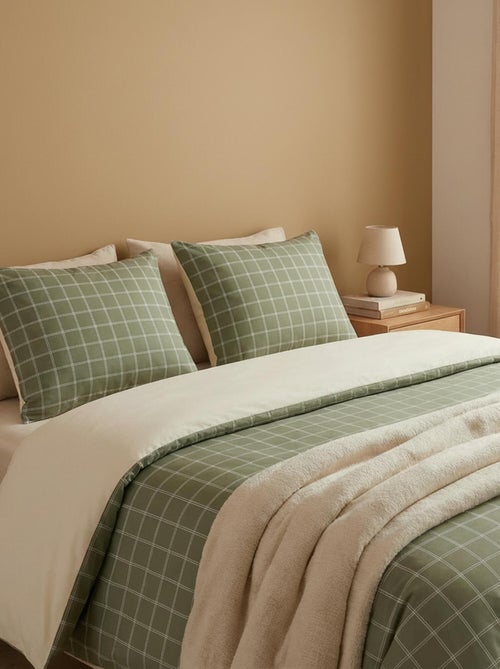 Copripiumino (260 x 240cm) a quadri - Kiabi