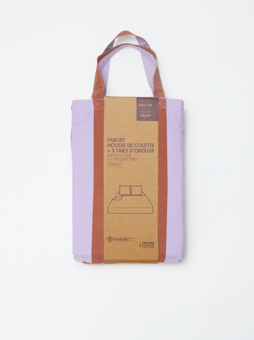 Copripiumino (260 x 240cm) a quadri - Kiabi Copripiumino (260 x 240cm) a quadri - Kiabi