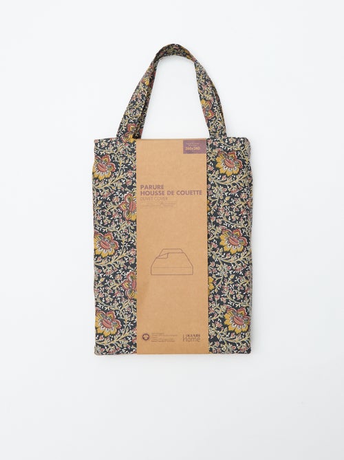 Copripiumino (260 x 240cm) fiori - Kiabi