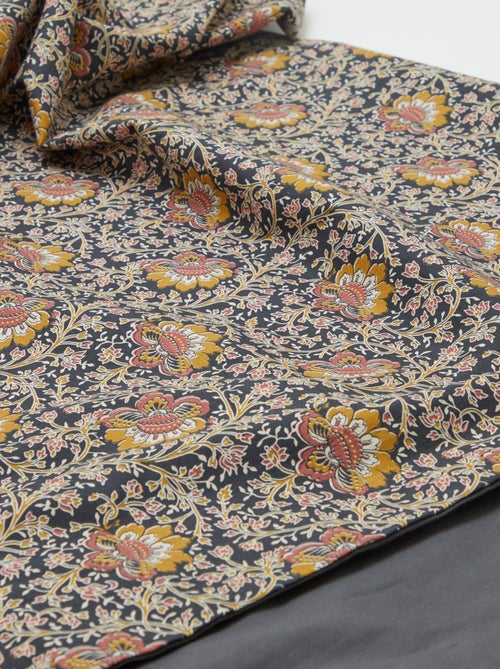 Copripiumino (260 x 240cm) fiori - Kiabi