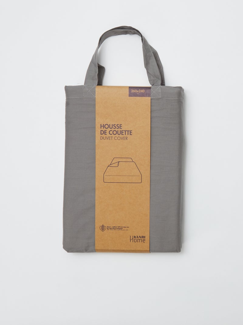 Copripiumino (260x240 cm) - Kiabi Home GRIGIO - Kiabi