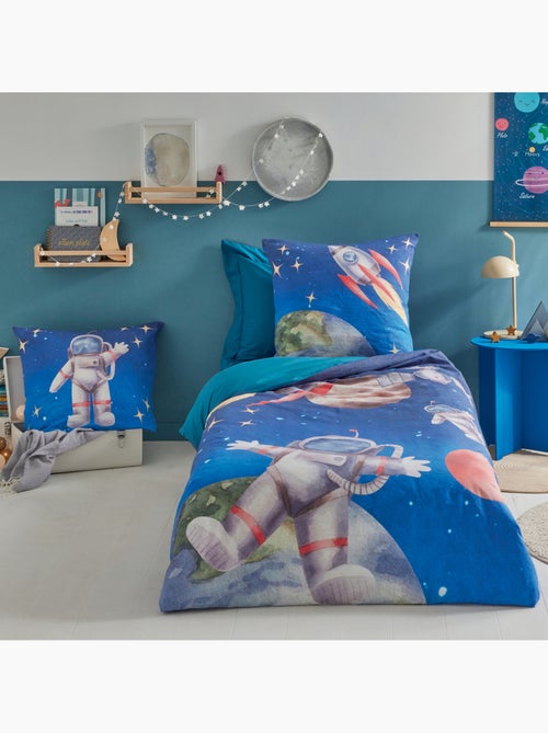 Copripiumino bambino astronauta e razzo in percalle di cotone - Kiabi