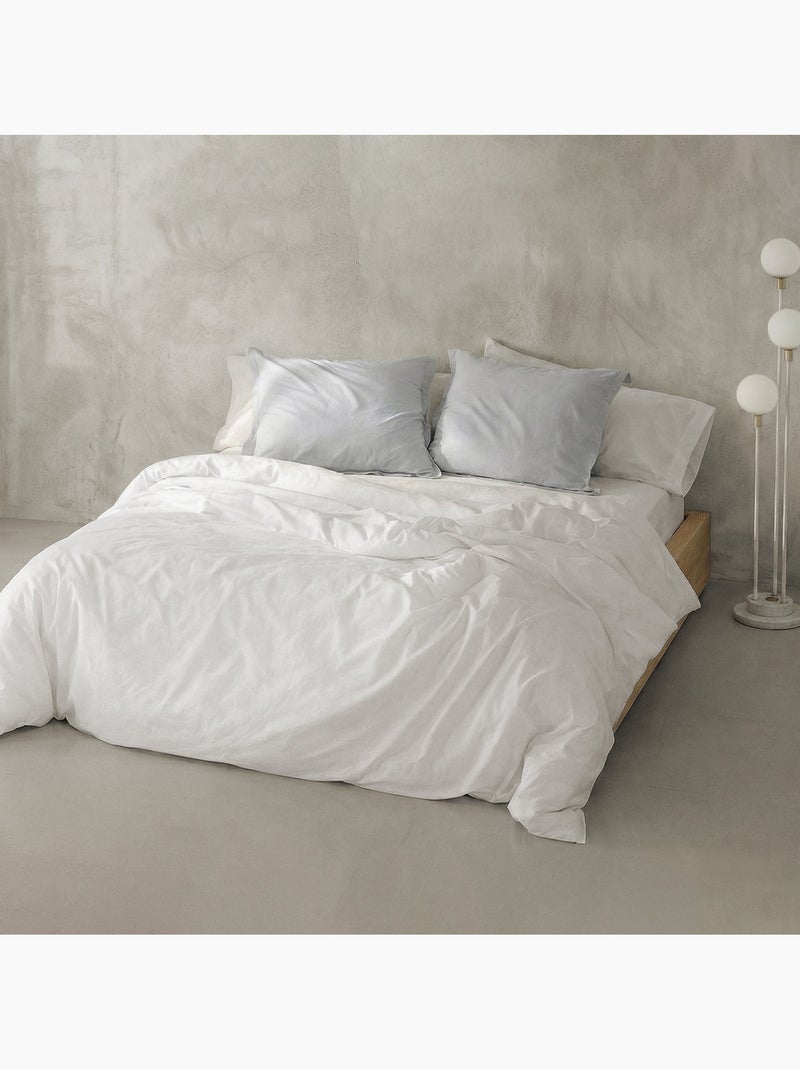 Copripiumino Basic percal "Happyfriday" Bianco - Kiabi