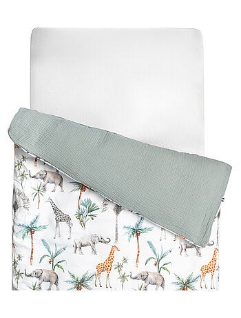 Copripiumino bebè reversibile in cotone | SEVIRA KIDS