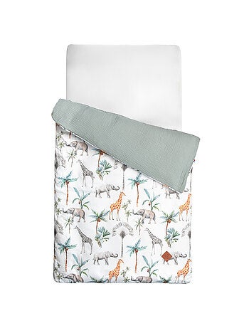 Copripiumino bebè reversibile in cotone | SEVIRA KIDS