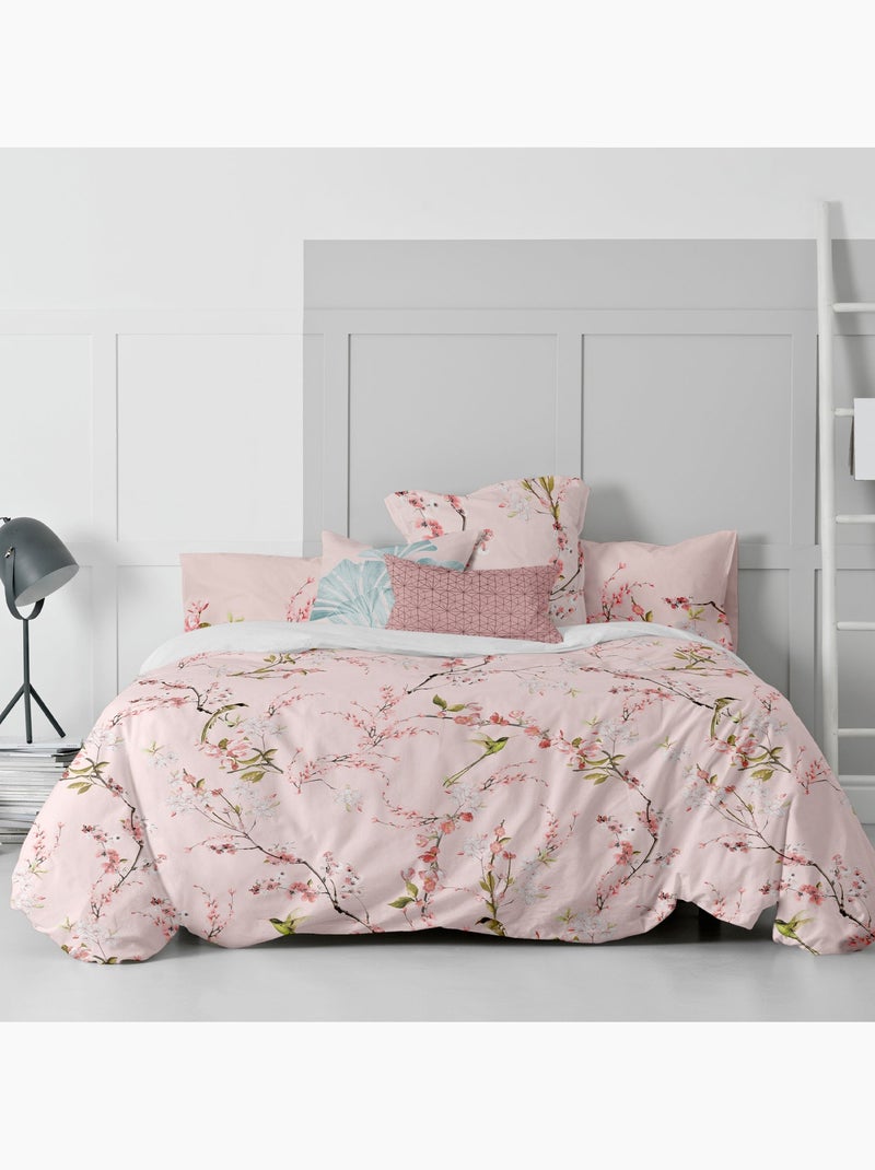 Copripiumino Chinoiserie rose "Happyfriday" Bianco - Kiabi