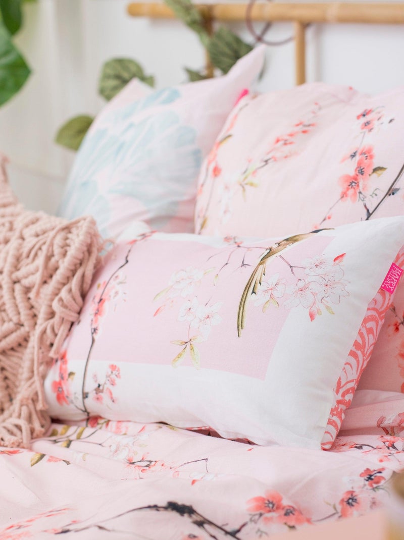 Copripiumino Chinoiserie rose "Happyfriday" Multicolore - Kiabi