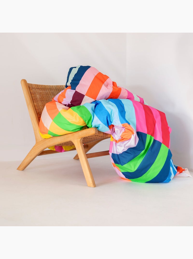 Copripiumino Color pop "Happyfriday" Multicolore - Kiabi