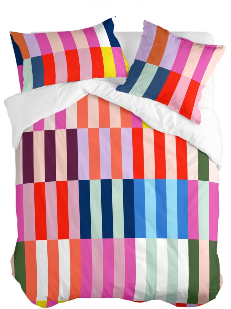 Copripiumino Color pop "Happyfriday" Multicolore - Kiabi