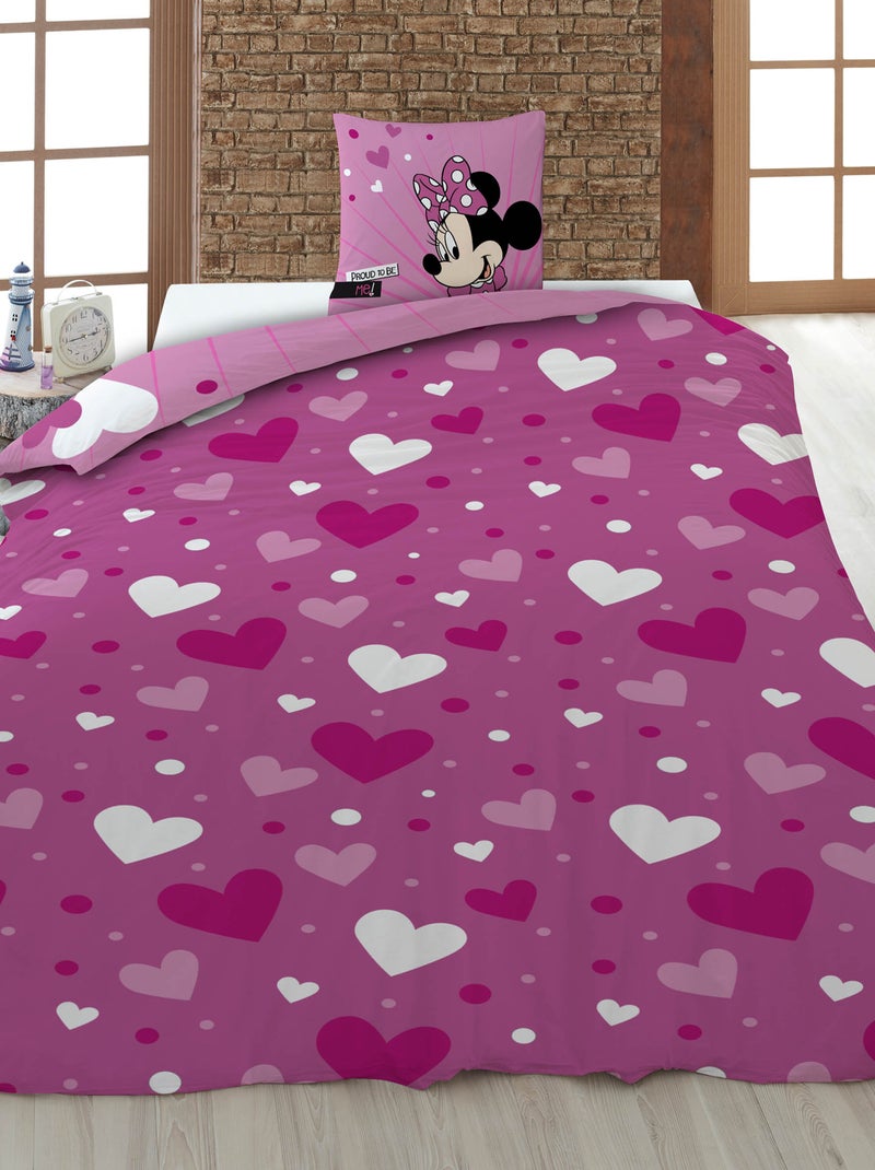 Copripiumino 'Disney' 'Minnie' 140x220 cm Rosa - Kiabi