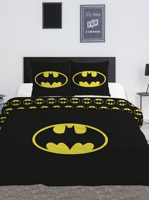 Copripiumino e federe 'Batman' 240x220 e 63x63cm - Kiabi