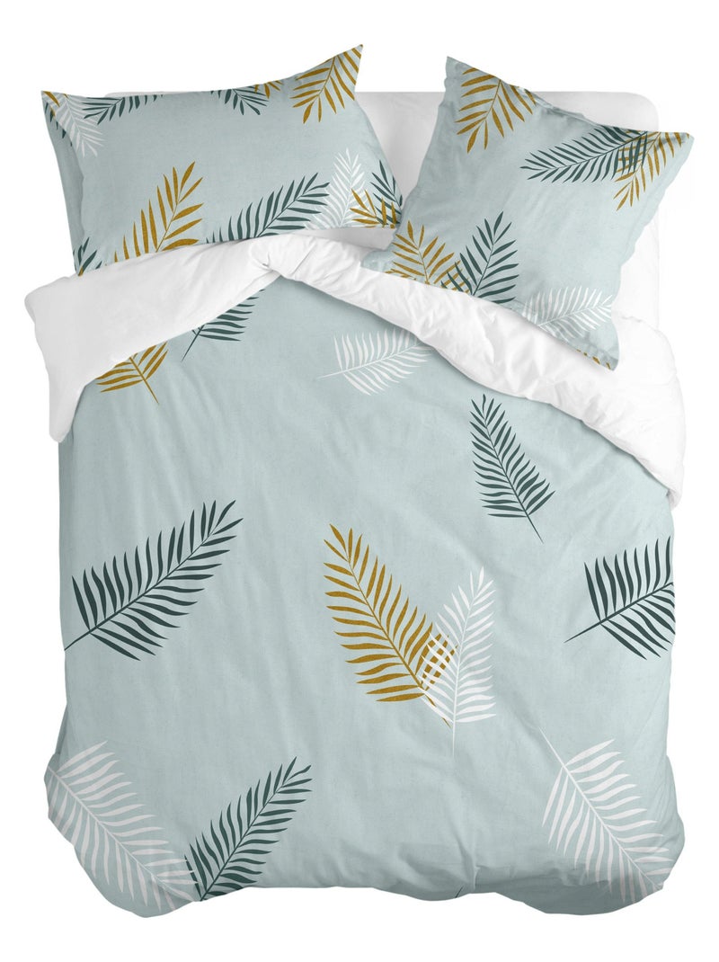 Copripiumino Foliage mint "Happyfriday" Bianco - Kiabi