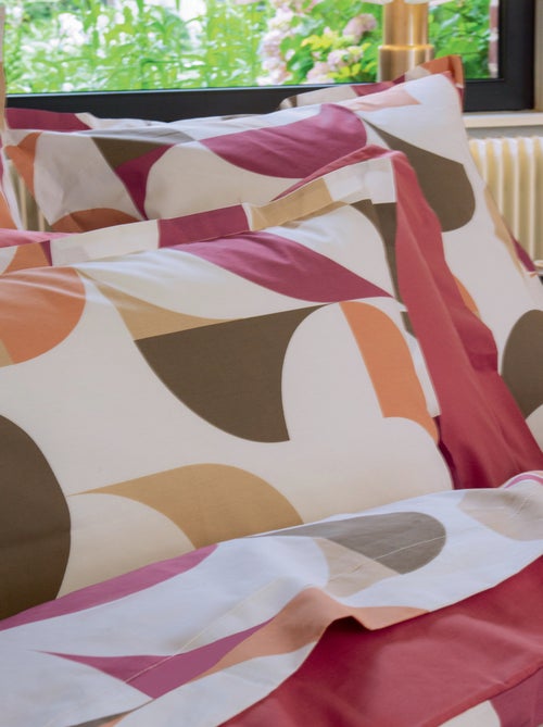 Copripiumino geometrico in percalle di cotone - Kiabi