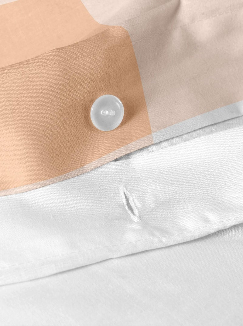 Copripiumino Gingham "Happyfriday" Arancione - Kiabi