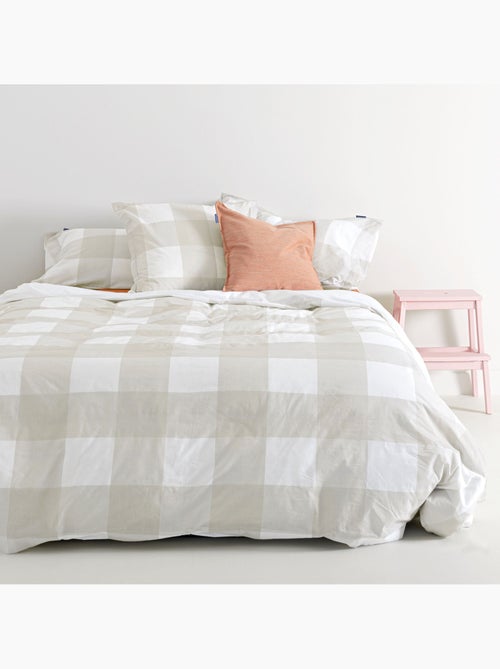 Copripiumino Gingham "Happyfriday" - Kiabi