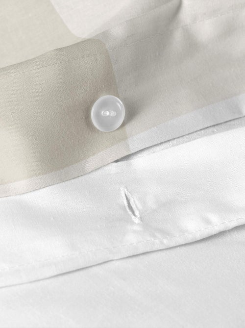 Copripiumino Gingham "Happyfriday" - Kiabi