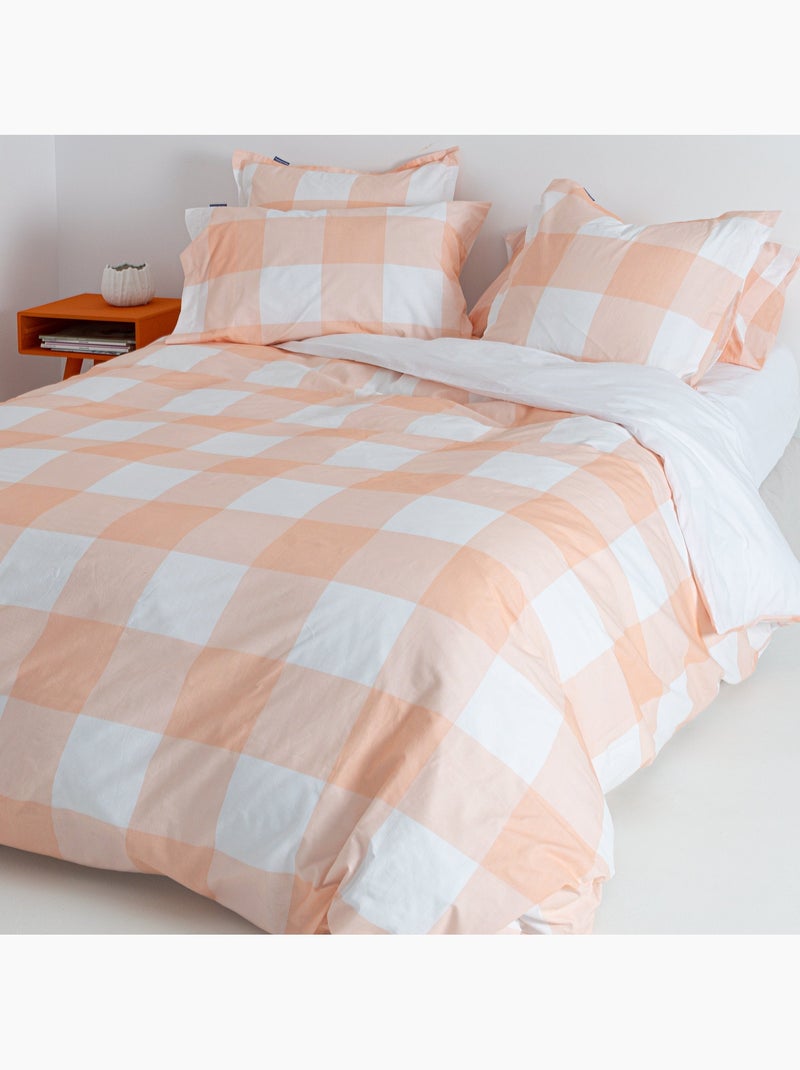 Copripiumino Gingham "Happyfriday" Pesca - Kiabi