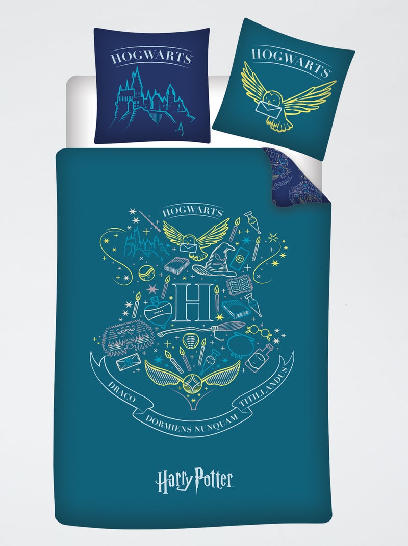 Copripiumino 'Harry Potter' 140x200 cm Blu - Kiabi