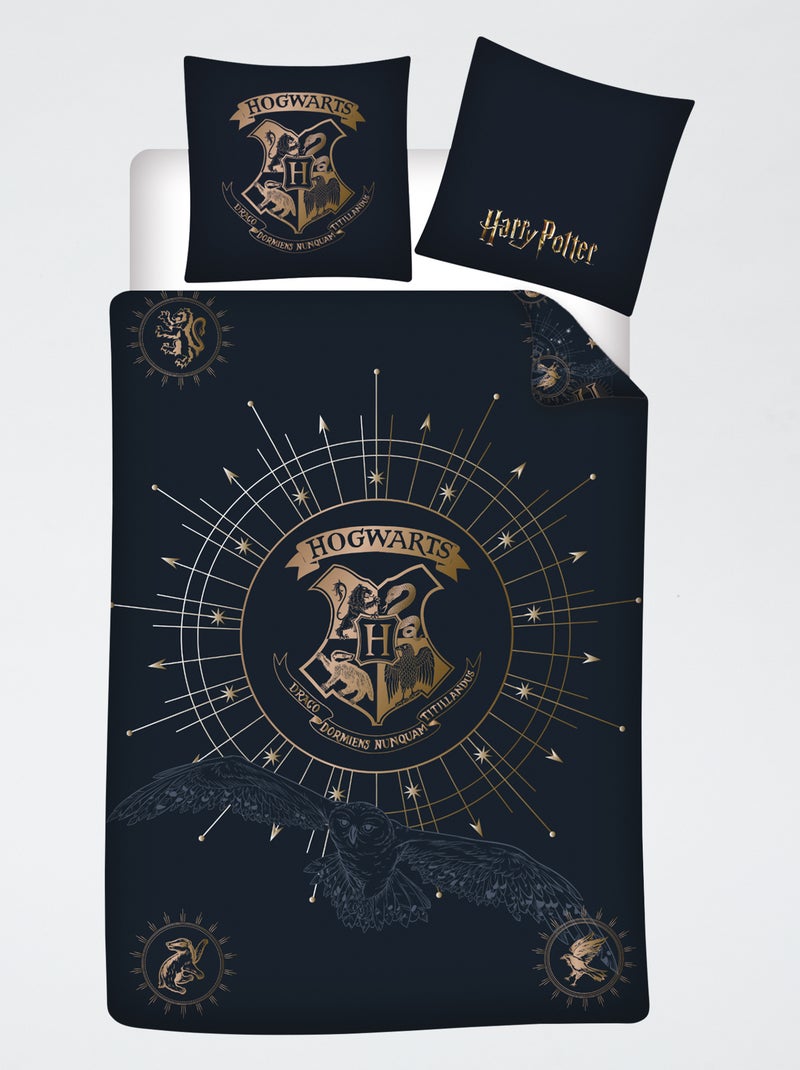 Copripiumino 'Harry Potter' 140x200 cm con federe Blu - Kiabi