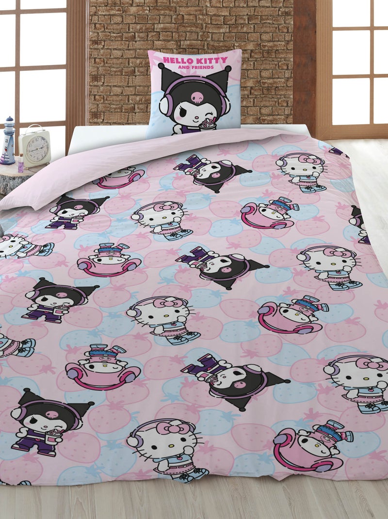 Copripiumino 'Hello Kitty' 140x200 cm con federe Rosa - Kiabi