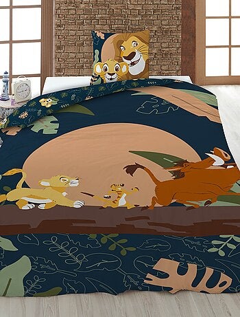 Copripiumino 'Il re leone' 140x200 cm con federe