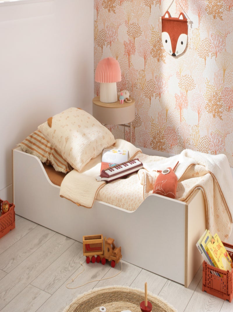 Copripiumino in cotone beige 100x135cm e federa per - SAUTHON Beige - Kiabi