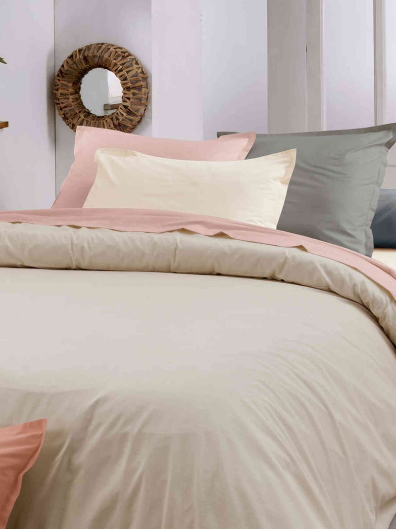 Copripiumino in cotone biologico Beige scuro - Kiabi