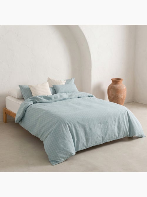 Copripiumino in cotone con filato a rilievo, tessuto testurizzato. Non include le federe. - Kiabi Copripiumino in cotone con filato a rilievo, tessuto testurizzato. Non include le federe. - Kiabi