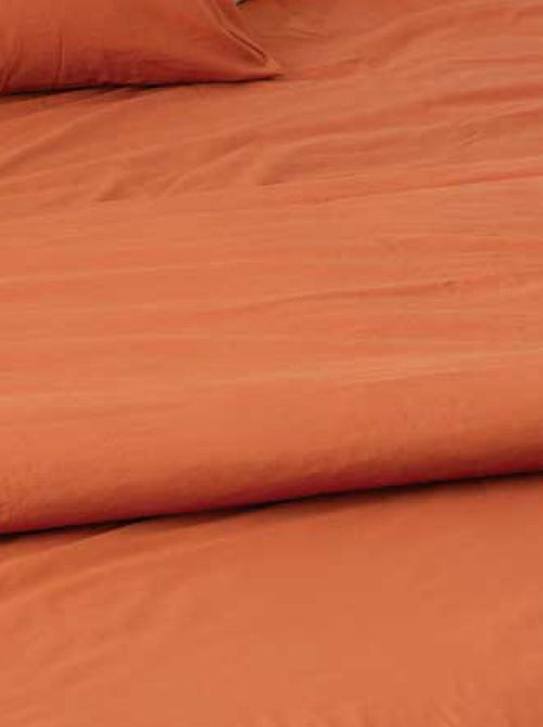 Copripiumino in cotone lavato Oekotex - Kiabi Copripiumino in cotone lavato Oekotex - Kiabi