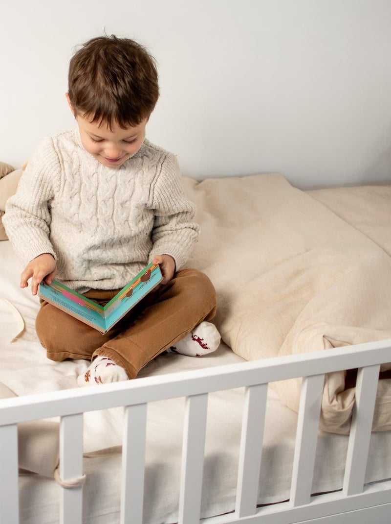 Copripiumino in lino lavato | sevira kids | sevira kids Beige - Kiabi