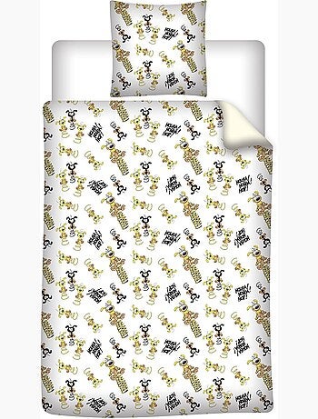 Copripiumino Marsupilami 140x200cm + Federa 65x65cm – Houba Houba Hop – Policotone – Licenza Ufficia
