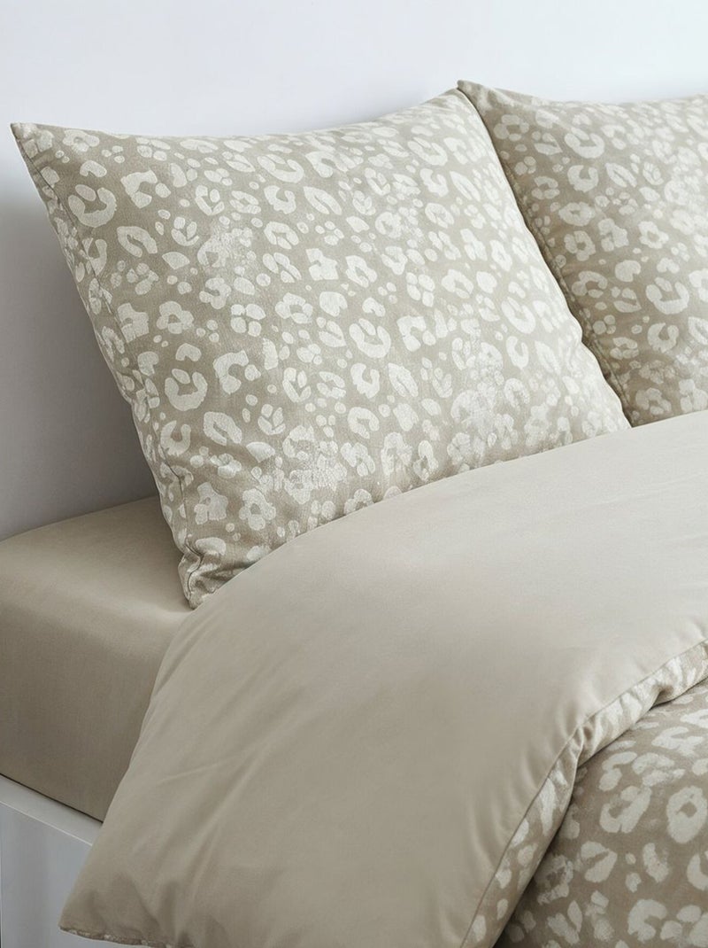 Copripiumino matrimoniale Beige - Kiabi