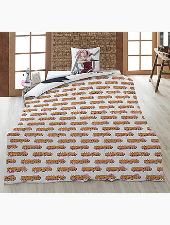 Copripiumino Naruto Classico 140x200cm + Federa 65x65cm – Team 7 Naruto Sakura Sasuke – Policotone