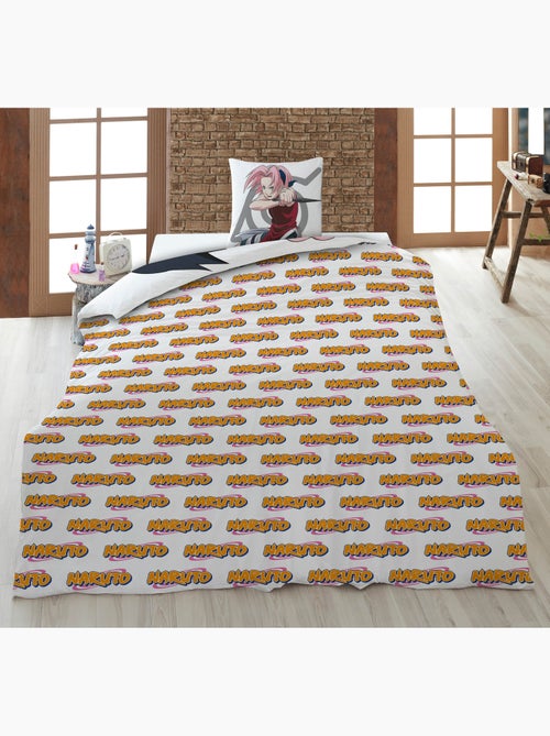 Copripiumino Naruto Classico 140x200cm + Federa 65x65cm – Team 7 Naruto Sakura Sasuke – Policotone - Kiabi Copripiumino Naruto Classico 140x200cm + Federa 65x65cm – Team 7 Naruto Sakura Sasuke – Policotone - Kiabi