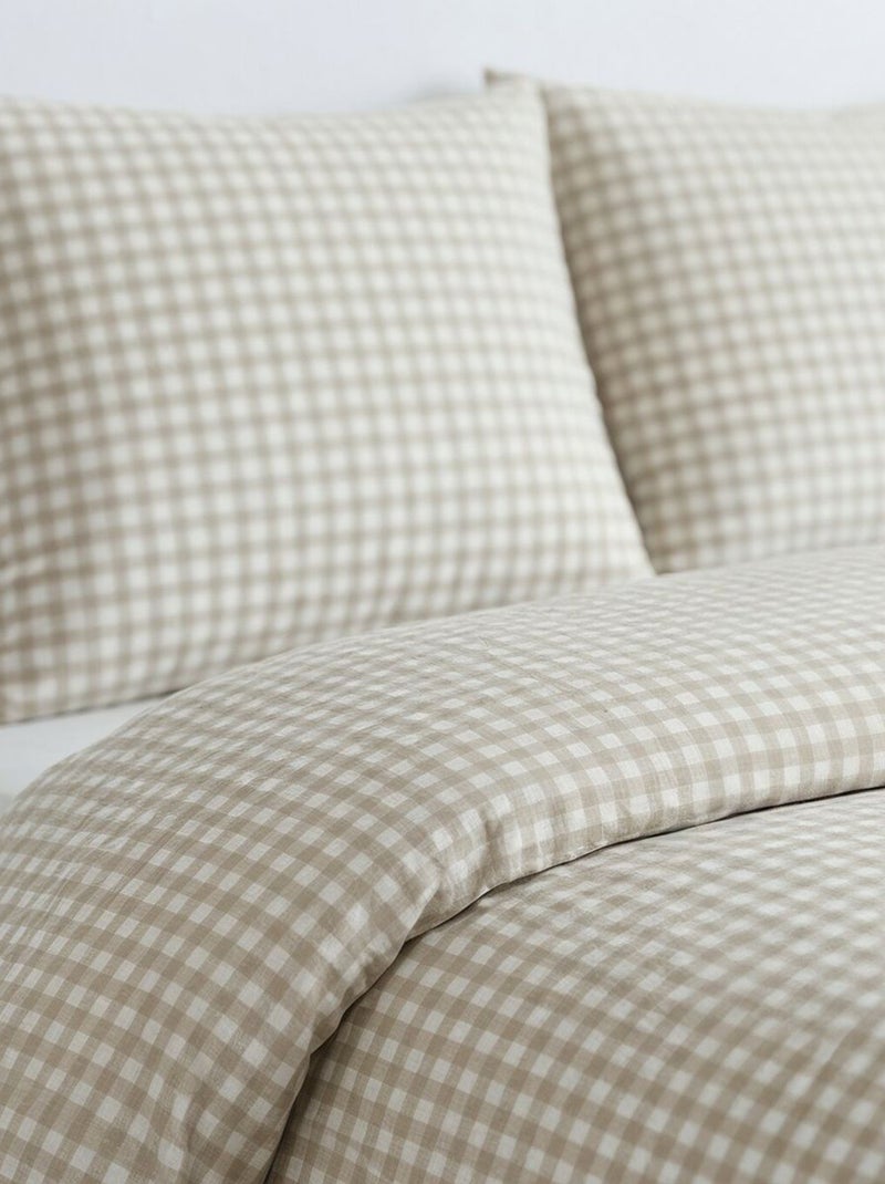 Copripiumino per 2 persone Beige - Kiabi