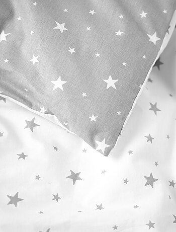 Copripiumino per neonato reversibile in cotone, stella | SEVIRA KIDS