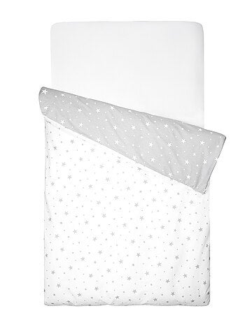 Copripiumino per neonato reversibile in cotone, stella | SEVIRA KIDS